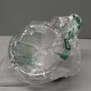 Lyellfe 3 Pack Angled Plastic Bowls, Clear Salad Serving Bowl, Thick Acrylic Candy Bowls for Parties in Assorted Sizes, Snack Bowl for Pasta, Candy, Chips, Fruit, Prep