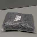 MIULEE Pack of 2 Corduroy Decorative Throw Pillow Covers 24x24 Inch Soft Boho Striped Pillow Covers Modern Farmhouse Home Decor for Sofa Living Room Couch Bed Dark Grey