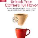 Melitta #4 Cone Coffee Filters, Natural Brown, 100 Count (Pack Of 6), 600 Total Filters - Fits all 8-12 Cup Cone Coffee Makers and Pour-Overs, Compostable, Tear-Resistant