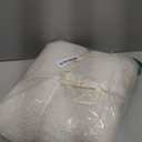 Joiedomi Throw Blanket for Couch Bed Sofa, Beige Knitted Blankets Gifts for Women Mom Girls, Cozy Cute Soft Throw Home Room Decor Aesthetic for Women Mothers Birthday Gifts 50x60 Inches