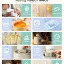 Grownsy Bottle Warmer, Baby Bottle Warmer Fast for Breastmilk & Formula, Accurate Temperature Control, Milk Warmer for All Bottles with Thaw, Sterilizing, Keep Warm, Heat Food