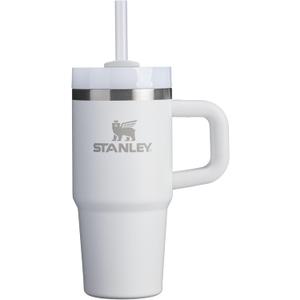 STANLEY Quencher H2.0 Tumbler with Handle and Straw 14 oz | Flowstate 3-Position Lid | Cup Holder Compatible for Travel | Insulated Stainless Steel Cup | BPA-Free | Frost
