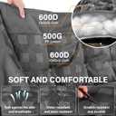 Double Camping Chair for Adult,Heavy Duty Padded Loveseat Chair,Gray