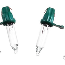 Mudder 15 Count Christmas Tree Replacement Light Bulbs 2.5v 0.425 Watt Replacement Bulb Mini Incandescent Wire String Lights Decoration for Prelit Xmas Tree(Green Base with Warm White Bulb)