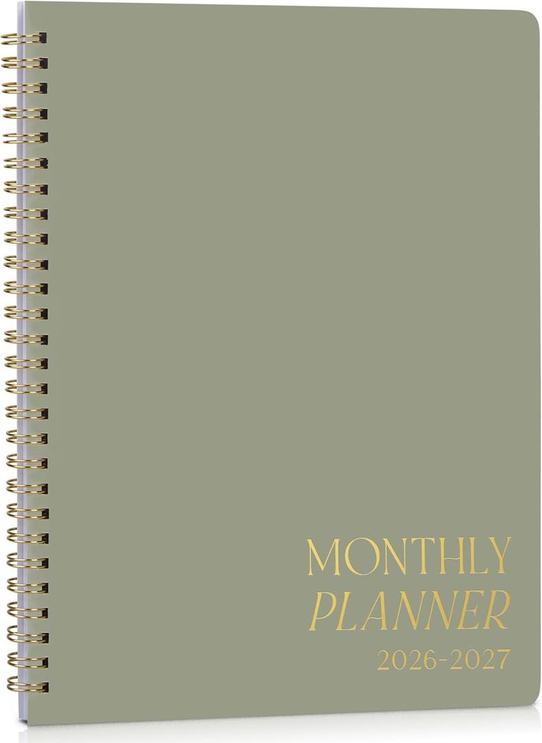 Beautiful 2026-2027 Monthly Planner and Calendar Book - To Do List Notebook That Easily Organizes Your Tasks to Boost Productivity - Runs From January 2026 Until December 2027