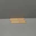 Liliful Pack of 8 Wood Train Track Expansion Packs Compatible with Most Train Tracks (2 Sizes, Mixed Straight)