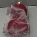 Large Velvet Christmas Ball Ornaments - 6 Inch Flocked Christmas Balls Shatterproof Decorative Hanging Ornaments Set for Xmas Tree Holiday Wedding Party Decor (Burgundy, 2pcs)