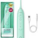 AquaSonic Icon Water Flosser for Teeth Cordless Rechargeable Oral Irrigator Waterproof, Portable Dental Cleaning with Jet Tip Braces Home Travel - Mint