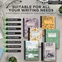 Decomposition Parsley College Ruled Composition Notebook - 9.75 x 7.5 Journal with 160 Lined Pages - Cute Notebooks for School Supplies, Home & Office - 100% Recycled Paper - Made in USA