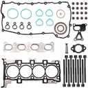 Head Gasket Set with Bolts Compatible with 2013-2022 Jeep Dodge Chrysler 2.4L Cherokee Renegade Dart 200 Ram ProMaster City 500X - Replaces# HGB1171 68188889AE 4627326AC HS55384