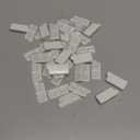 Mikikit 40pcs Holiday Lights Outdoor Clips Outdoor String Lights Sticky Cable Clips