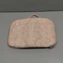 Bluboon Kids Girls Lunch Bag Insulated Lunch Box for school Corduroy Lunch Cooler Organizer School Kids Lunch Tote (Red flower pink background)