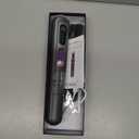 Youbella Cordless Curling Iron, 8000mAh Travel Hair Curler, Portable Heated Wand with Protective Cover & Gloves, USB Rechargeable for Big Waves, 1.35” Wireless Hair Styling Tool, Negative Ions, Gray