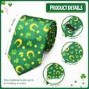 Syhood Ties for Men Necktie Pattern for Holiday Supplies