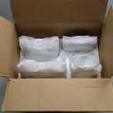 MALACASA Dinnerware Sets, 24-Piece Porcelain Square Dishes, Grey White Ceramic Dish Set for 6, Chip and Scratch Resistant Plates and Bowls Sets, Series ELISA