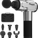 Muscle Massage Gun, Quiet Deep Tissue Massage Gun for Athletes Percussion Massager Handheld for Soreness U3 Silver