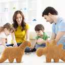 5 Packs Dino Nugget Pillow Plush, Large Dinosaur Chicken Nugget Pillow Stuffed Animal Plush Toy, Dino Nugget Dinosaur Theme Party Decoration Birthday Christmas Valentine's Day Gift for Kids Boys Girls