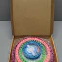 READAEER Round Knitting Looms Set Craft Kit Tool with Hook Needle and Pompom Maker (Multicolor)