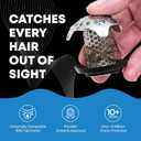 TubShroom Ultra Revolutionary Bath Tub Drain Protector Hair Catcher/Strainer/Snare Stainless Steel, Single Pack