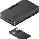 Argon ONE V5 M.2 Case | Raspberry Pi 5 Aluminum Case with M.2 Single NVME PCIE Slot | Passive and Active Cooling | Dual Full HDMI Port | Key-M M.2 2230/2242/2260/2280 NVME Support