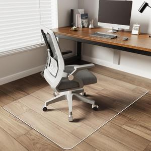 YSAGi Office Chair Mat for Hardwood Floor36"X48" Non-Slip Computer Chair MatDesk Floor MatEasy Glide Office Floor Mats for Rolling Chairs Clear Floor Mat for Office Home Chair