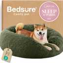 Bedsure Calming Dog Bed Medium Size Dog- Donut Washable 