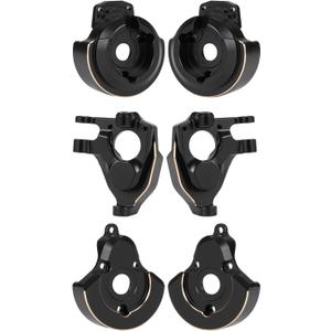 Brass Portal Rear Cover Weights for 1/10 RC Crawler Vanquish F10 Portal Axle VS4-10 Phoenix LCG VRD Carbon Kit Lower COG (3 in 1)