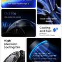 LISEN for Qi2.2 25W MagSafe Car Mount Charger[Top Spec with Cooling Fan95W Fast Adapter] Wireless Car Charger 25W Galaxy S26 Ultra Car Charger Fast Charging for iPhone 17 Pro Max Air 16-12 Series