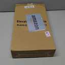 Elevated Dog Bowls for Medium Size Dogs, Non-Slip Dog Feeder with 1*Stainless Steel Dishes & 1*Slow Feeder Bowl, 5 Heights Adjustable Raised Bowls to 3.15-8.66-9.84-11.02-12.2 (Black)