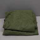 Christmas Green Blackout Curtains for Bedroom Linen Light Pale Olive Green Room Darkening Window Drape Black Out Dark Curtains for Ceiling Door Living Mid Century Modern Decor 108 Inches Long 2 Panels