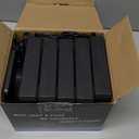 DS 120MM Computer Cooling Fans for Chassis Case, with Mirror LED Tunnel Light Effect on The Side, RGB Fan with Mini Controller kit for PC Case (5 Pack Fans)