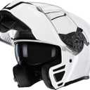 TRIANGLE Modular Motorcycle Helmets for Men Flip Up Full Face Helmet Dual Visor with Internal Sunshield DOT Approved