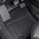 Weather Liner for Jeep Compass Floor Mats 2026 2025 2024 2023 2022 2021 2020 2019 2018 2017, All Weather TPE Car Floor Mats Custom Fit for Front Rear Trunk Liner Set 4 PCS Accessories for Compass