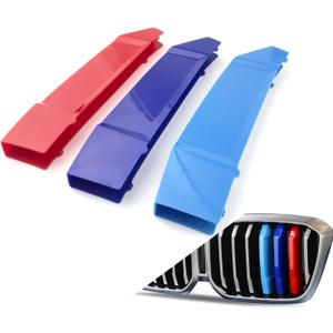 Automotive grille Insert Trims Strips Front Center Kidney Grilles Compatible with 2019-2023 BMW G06 X6 6-Beam grille insert accessories