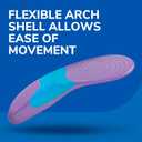 2 x Dr. Scholl's Walk Longer Insoles - Comfortable Plush Foam Cushioning Inserts for Walking, Hiking, and Standing on Feet All-Day with Arch Support - Walk 50% Longer Without Muscle Fatigue