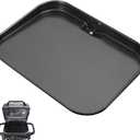 SafBbcue Grill Griddle Plate for Ninja Woodfire OG700 Series Outdoor Grills, for Ninja OG701 OG751 XSKGRDPLT Woodfire Grill Flat Top Griddle Plate Accessories, Non-Stick Griddle Pan with Oil Hole
