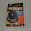 Coffee Mug Warmer - Fastest Heating & Highest Temperature, Coffee Cup Warmer for Desk Auto Shut Off, 4 Temp Settings & 1-12H Timer, Smart Electric Beverage Warmer for Coffee, Tea (Black)