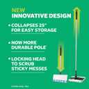 Swiffer Mop & Go Deluxe 2-in-1 Multi-Surface Kit for Floor Cleaning | Includes 1 Sweeper Device (Collapsible). 5 Heavy Duty Dry Sweeping Cloths. 6 Heavy Duty Wet Mopping Cloths. Easy to Store, Black