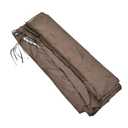 Waterproof Furniture Cover, Practical 5.2x2m Breathable Silver Coated Waterproof Shade Cloth for Terrace Balcony for Gatherings Picnics for Roofs Courtyards (Brown) (12"W x 88"L)