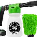 Wontolf Car Wash Foam Gun Foam Cannon Sprayer Kit with Car Wash Soap, Microfiber Car Wash Mitt, Storage Bag - Car Wash Kit - Snow Foam Blaster - Connects to Garden Hose - Car Accessories for Men