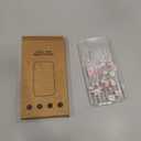 Gronda Phone Case for Samsung Galaxy A56/A36 5G Phone Case Clear Pink Floral Design Protection Cover Soft Durable Shockproof Non-Slip Protective Case for Galaxy A56/A36 5G