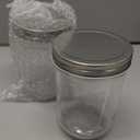 2 Pack Wide Mouth Mason Jars 16oz - Airtight Glass Canning Jars for Food Storage, Meal Prep, Overnight Oats, Pickling, Salad & Wedding Favors (Leak-Proof Lids)