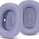 GEVO Upgraded Ear Cushions Replacement Earpads for 2024 New Apple AirPods Max Headphones, Mesh Fabric Ear Pads Cover with Memory Foam and Magnet for AirPods Max Fresh Color (Purple)