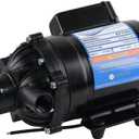 Everflo EF7000-BOX 7.0 GPM 12V Diaphragm Pump-1/2 FNPT Ports, Black