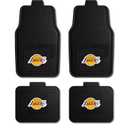 FANMATS 39911 NBA - Los Angeles Lakers 4-pc Vinyl Car Mat Set | Front Seat and Back Seat Car Mats with Team Logo