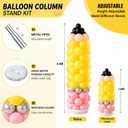 193Pcs Back to School Balloon Arch Kit, Balloons with Pencil Balloons, Welcome Back to School Decorations, Themed Party Decorations for Classroom, Teacher Party, Pre K Graduation Celebration