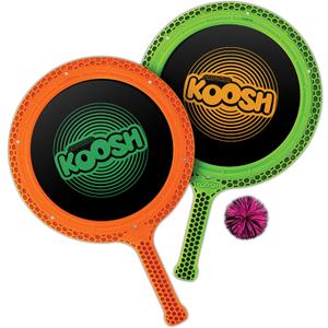 Koosh Paddle Playset – Beach Toys, Outdoor Games for Adults and Family, Outdoor Games for Kids, Fidget Toys for Kids, Ages 4+