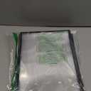 Better Office Products Shop Ticket Holders, 9 x 12 Inches, Both Sides Clear, Stitched Black Edge Trim, 25 Pack