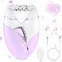 Epilator,Epilator for Women Facial Hair Removal Rechargeable,2 Speeds Hair Removal,HairRemoval Device with 36 Tweezers,Hair Removal forWomen Legs/Face/Bikini/Arms,Womens Electric Shaver Smooth Skin