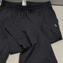 SANTINY Women's Cotton Sweatpants Yoga Lounge Casual Pants Open Bottom Sweat Pants for Women with Pockets (X-Large, Black)